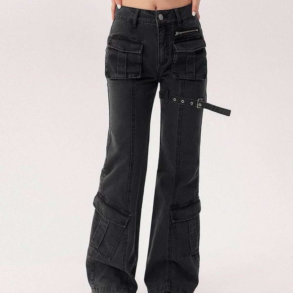 NWT Authentic Korean brand (CHUU) Women's Stylish Flared Casual Pants